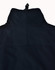 A black men's softshell high-tech jacket featuring a high collar and back detailing, with a logo present.