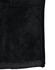 A black ladies' heather bonded fleece jacket featuring a zip closure and soft, textured fabric.