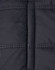 A unisex sustainable seamless parka jacket in black, featuring a 3D cut with visible stitching details.