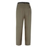 Windbreaker pants in a light khaki colour, featuring a back pocket and an adjustable waistband. Includes a logo.
