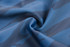 A fabric in shades of blue featuring a wavy camouflage pattern, with a smooth texture.
