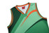 AFL vest featuring a green and mint design with orange accents and a logo on the collar.