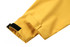 A yellow racing singlet featuring adjustable straps, with a velcro fastening on the shoulder seams.