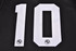 A black sports singlet featuring the number 10 in white with a logo at the bottom.