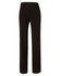 Women’s low rise pants in black poly/viscose stretch stripe with a clean design and a waistband. Features a logo.
