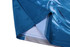 A blue sports jersey featuring a water-inspired design with a smooth fabric finish and stitching detail.