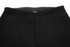 A black anti-chlorine swimming coat with a smooth finish and detailed stitching at the waistband. It features a logo.