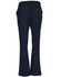 Ladies' solid colour scrub pants in navy, featuring an elastic waistband and multiple pockets.