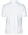 A white ladies' polo shirt featuring contrast piping on the sides and a classic collar. It has a simple design with a logo.