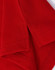 A red cotton stretch polo shirt featuring neat stitching and a logo on the fabric.