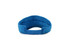 A blue soft peak visor with a comfortable, flexible design and a simple interior. Features an unadorned band.
