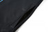 A black soft shell waistcoat featuring a zippered pocket and a logo.