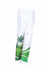 Tracksuit pants in white with green palm tree and abstract designs on the sides. Features a logo on the waistband.