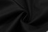 A close-up view of black fabric, showcasing a smooth texture with a spiral pattern.