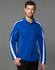 Men's TrueDry long sleeve polo in royal blue with white accents and a logo. Suitable for casual or athletic wear.