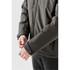 Men's insulated softshell jacket in dark green, featuring a sleek design and logo on the sleeve.