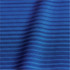A textured fabric featuring horizontal stripes in various shades of blue, ideal for a women's polo shirt.