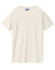 A plain white men's premium cotton tee with short sleeves and a round neckline. Features branding on the label.