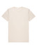 A men's t-shirt in a soft beige colour, featuring a simple design and a logo.