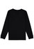A black long sleeve tee with a simple design and no visible logos or branding.