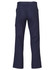 Navy blue men's cargo pants featuring pockets and knee pads, designed for durability and comfort.