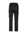 Black unisex cotton stretch ripstop work pants with multiple cargo pockets and a fitted waist.