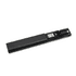 A black travel kit containing charging cables with a compact design and built-in storage.