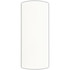 A white bandage dispenser with a curved top and a simple design. It features a branding logo.