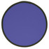 A fold up flying disc in a vibrant purple colour with a black edge and a branding logo.