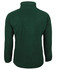 A dark green polar fleece jacket with a high collar and long sleeves, featuring a logo on the back.