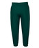 Green track pants with an elasticised waistband and fitted cuffs at the ankles. The garment features a logo.