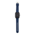 A Flight Smart Watch featuring a square black face with a blue strap. The watch displays the word "hello" on its screen.