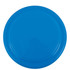 A blue lightweight frisbee with a smooth surface, designed for outdoor play.