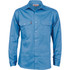 Cotton Drill Work Shirt With Gusset Sleeve - Long Sleeve