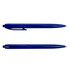A set of blue plastic pens, the Javelin Pen, displayed in a side-by-side position.