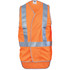 Day/Night Cross Back Safety Vests with Tail