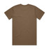 A classic pocket tee in a muted brown hue, showcasing a simple, clean design with a subtle branding detail.