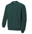 A green polar fleece jacket with a zip, featuring long sleeves and pockets. It has a simple design and no visible branding.
