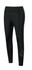 Black full-length tights with a fitted design, featuring contrasting seams and a branded logo.