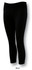 Black 3/4 tights for women, featuring a high waistband and a sleek leggings design. Includes a logo.