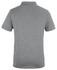 A black marle polo shirt featuring a classic collar and short sleeves, with a logo on the chest.