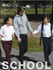 A long sleeve white school shirt is worn by a child in a park setting, accompanied by two others.