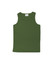 A green micromesh singlet featuring a simple design and a label inside.