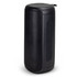 A black outdoor Bluetooth speaker with a textured surface and buttons on the side for volume and connection controls.