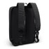 A black anti-theft backpack featuring padded shoulder straps and a sleek, streamlined design.