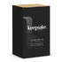 A black box containing a set of two stackable coffee cups. The product features a logo.
