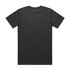 A black Block Tubular Tee, featuring a simple design with short sleeves and a crew neck, showing the back view.