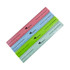 A set of four 30cm rulers in pink, green, blue, and transparent colors, each with a logo.