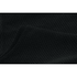 A black cooling towel with a textured surface, featuring stitched edges and a subtle logo.