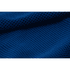 A blue cooling towel featuring a mesh texture, designed for leisure and outdoor activities. It has a logo present.